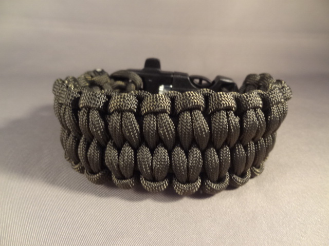 Quick Deploy Paracord Survival with Whistle, Flint and Striker/Blade | High Caliber