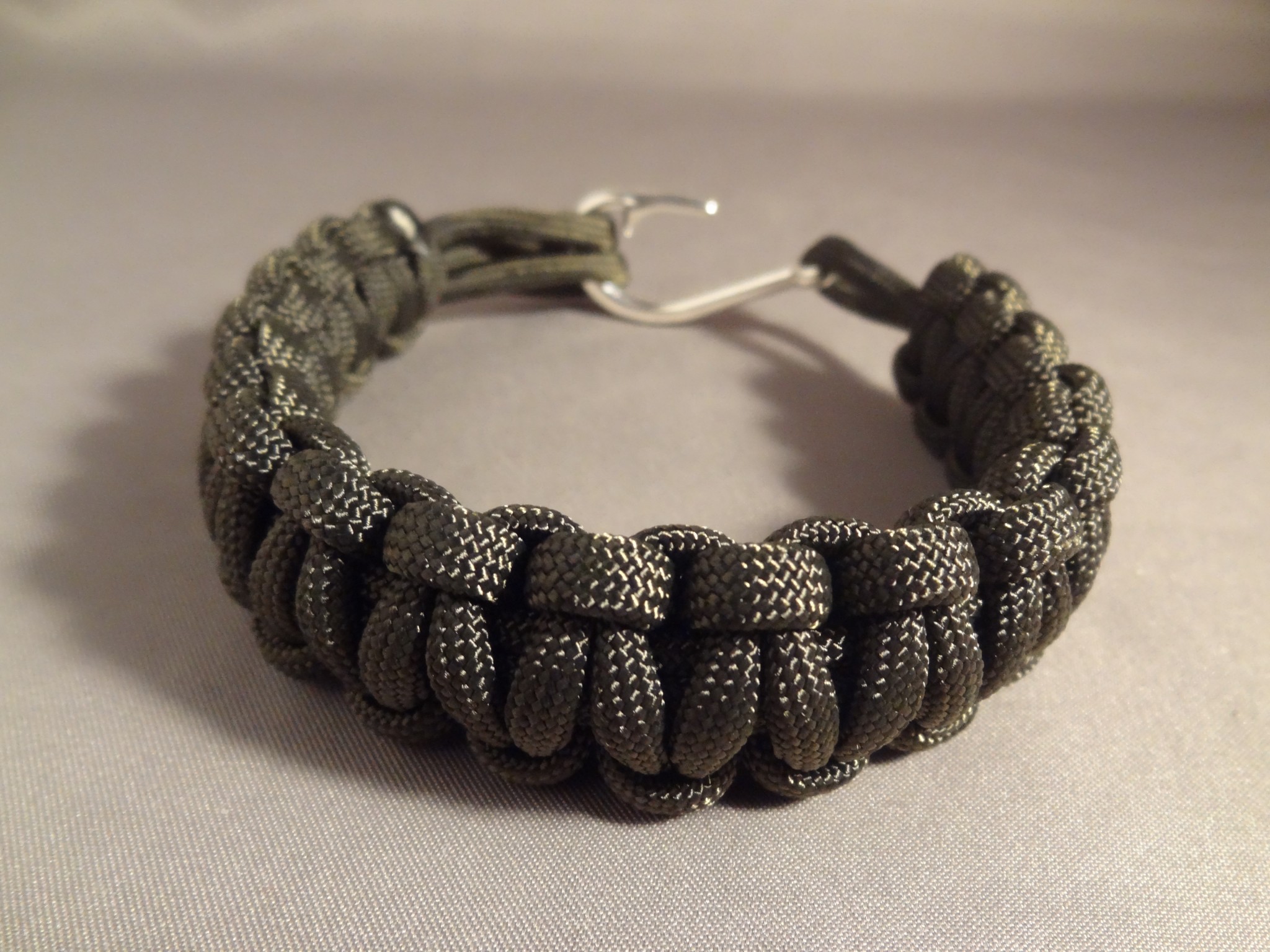 ParaCare 'Skinny' Survival Bracelet or Anklet with Silver Aluminum Hook  Clasp